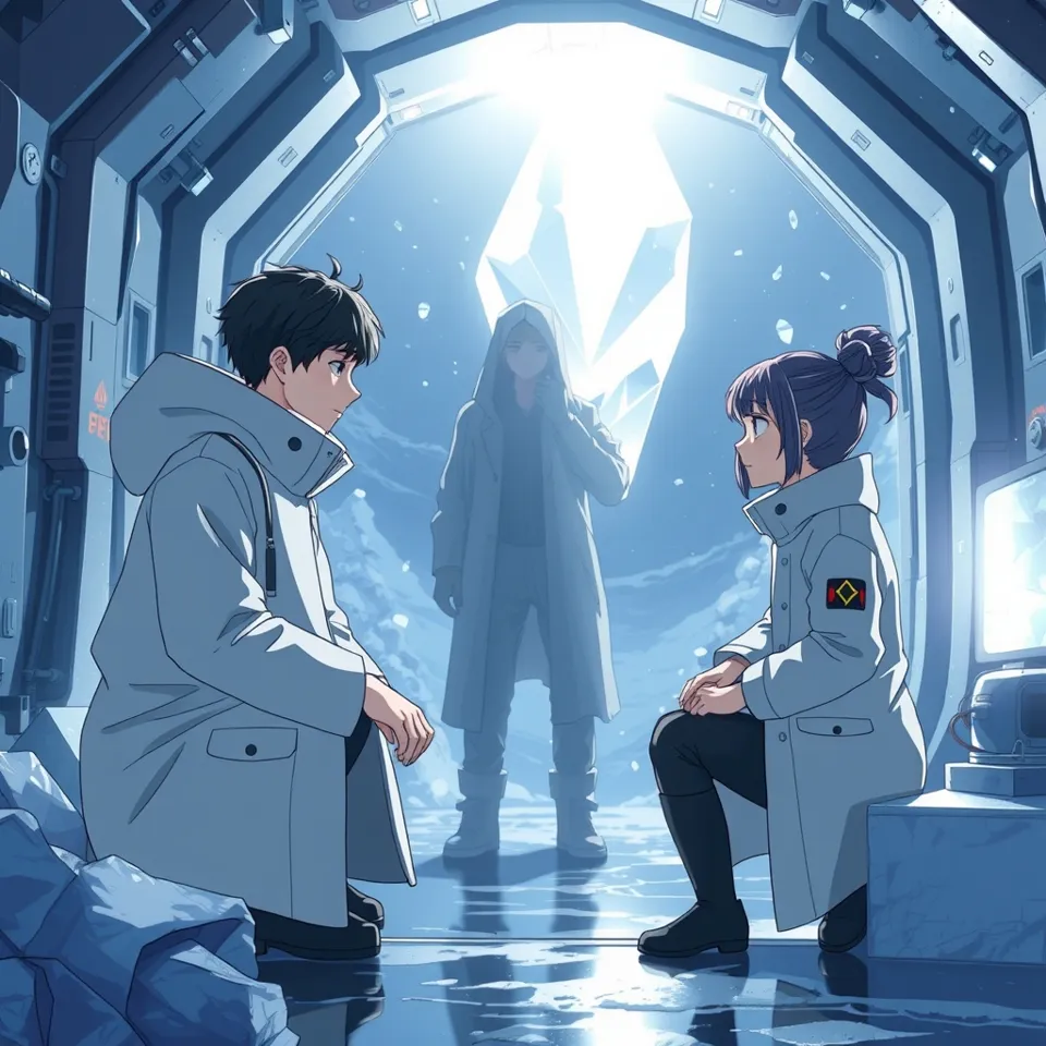 第4話「凍てついた記憶の暴走」の挿絵(AIによる生成)