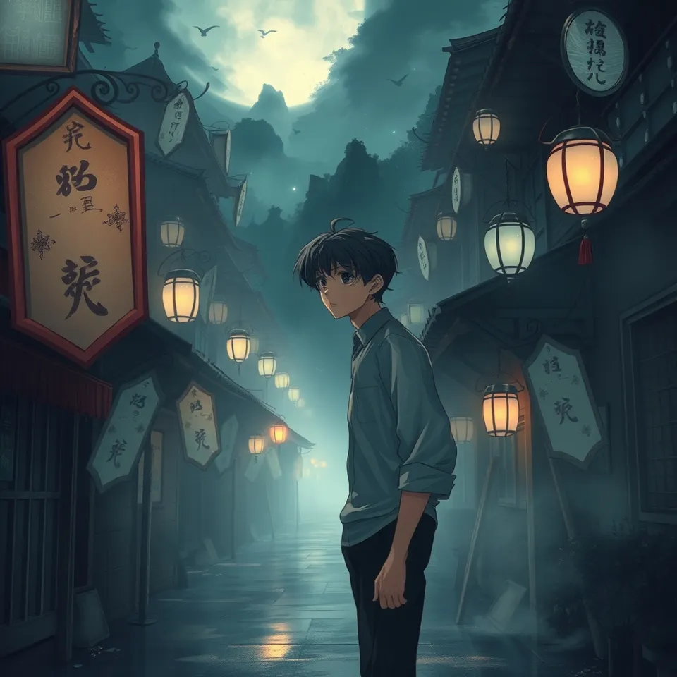 第2話「鏡の市と等価交換」の挿絵(AIによる生成)