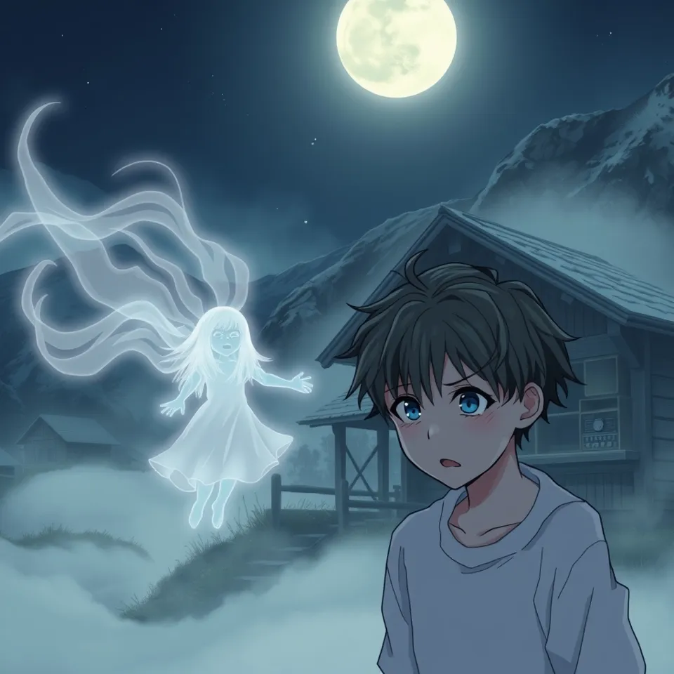 第6話「白夜の空白と記憶の余韻」の挿絵(AIによる生成)