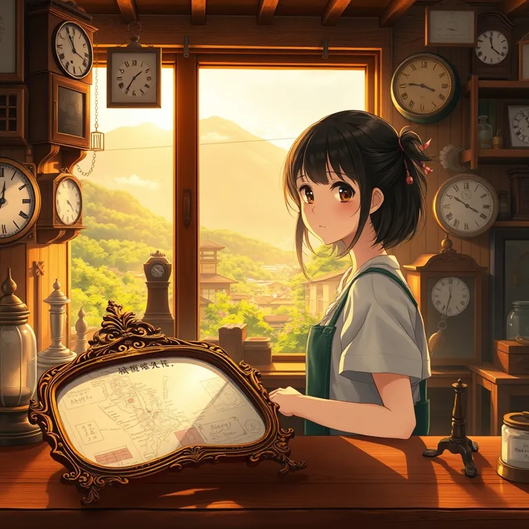『陽だまりの修理店と、小さなお裾分けの地図』の表紙(AIによる生成)