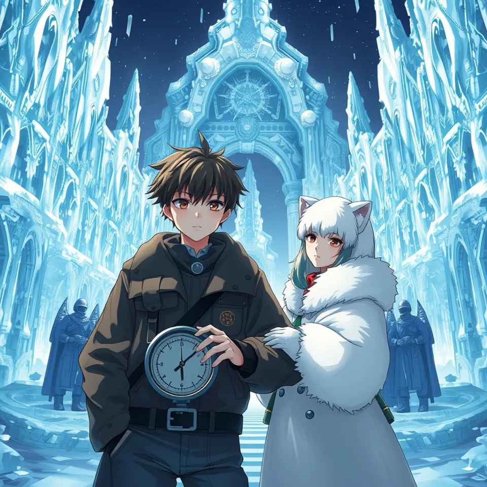 第2話「氷の城と熱の謎」の挿絵(AIによる生成)