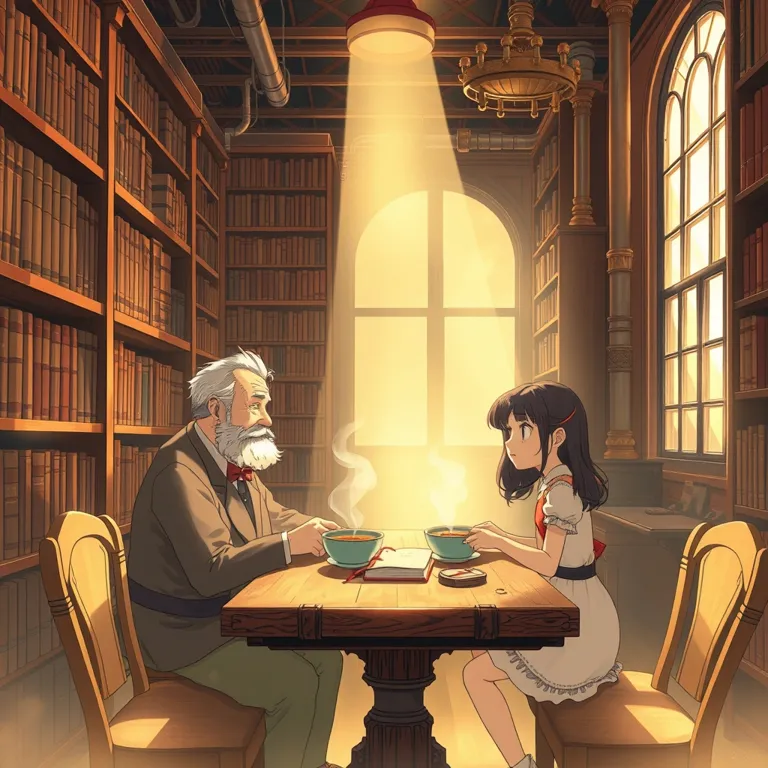 『湯気と活版インクの匂う日』の表紙(AIによる生成)