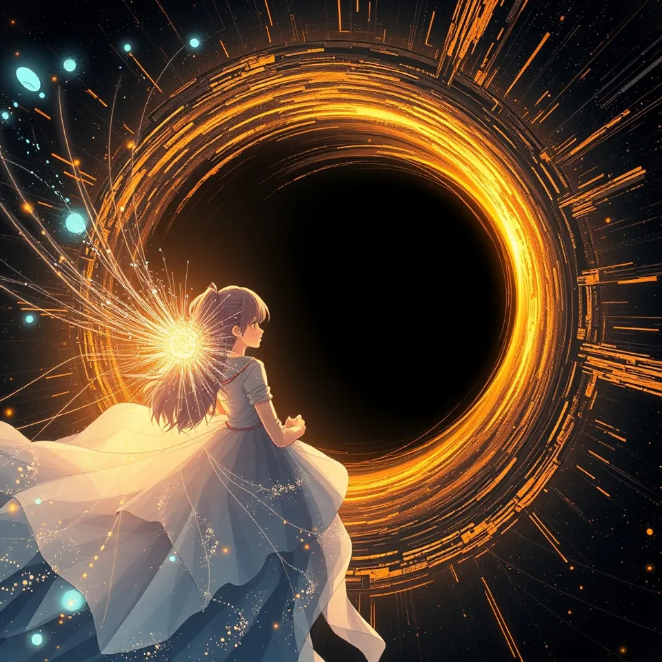 第3話「量子アーカイブとの同期」の挿絵(AIによる生成)