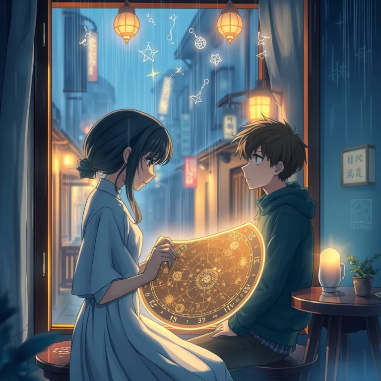 『雨音のアップデートと、ボクらの星図デバッグ』の表紙(AIによる生成)