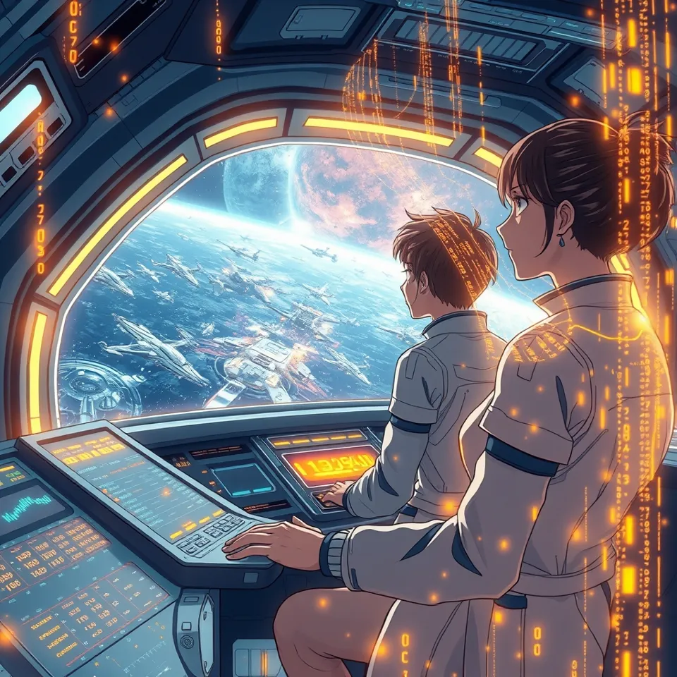 第4話「情報の奔流と時代の転換点」の挿絵(AIによる生成)
