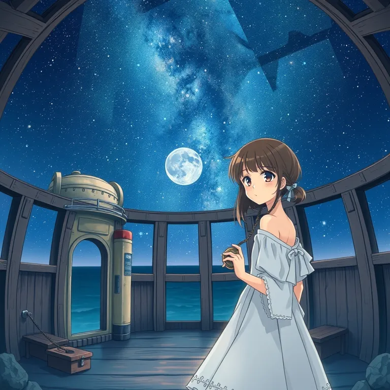 『砂塵の夜、壊れた鼓動と星座の地図』の表紙(AIによる生成)