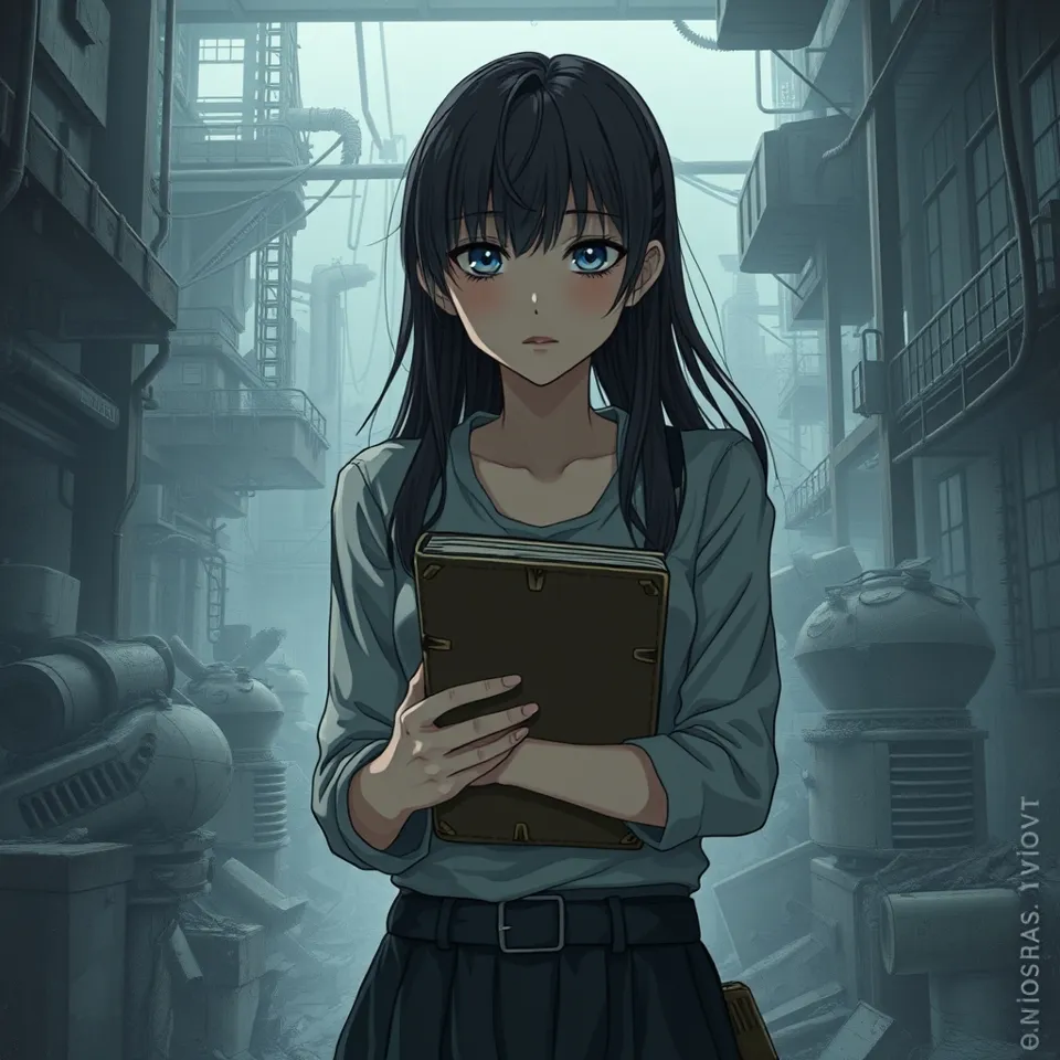 第2話「静寂と欠落の記憶」の挿絵(AIによる生成)