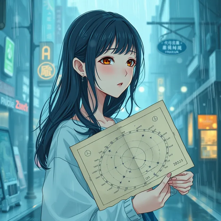 『雨の日のアンアーカイブ』の表紙(AIによる生成)