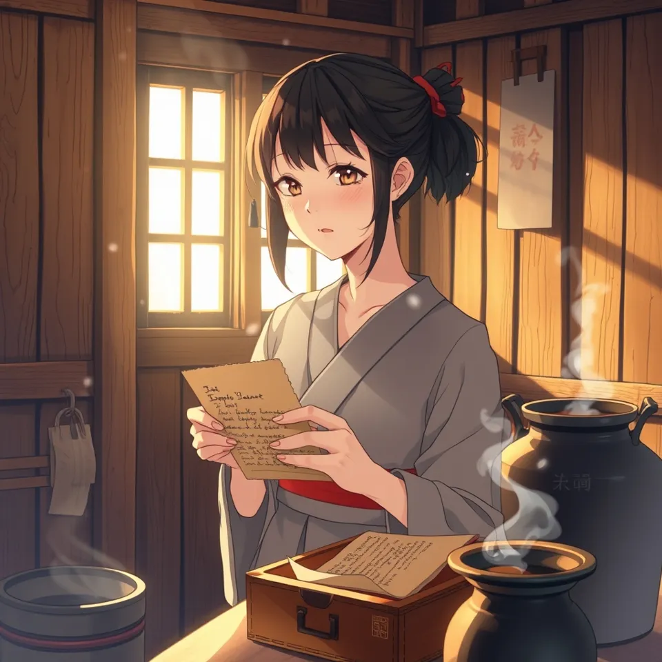 第3話「折れた刀と祖母の祈り」の挿絵(AIによる生成)