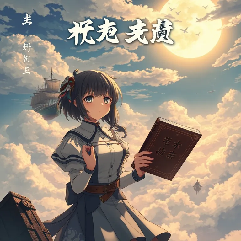 『断熱圧縮の空域、あるいは遺言の書』の表紙(AIによる生成)